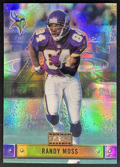 Randy Moss 2000 Bowman Chrome Refractor Vikings