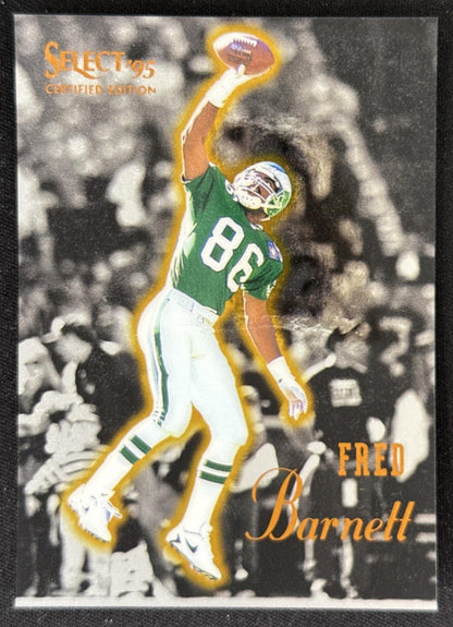 Fred Barnett 1995 Pinnacle Select Certified Eagles