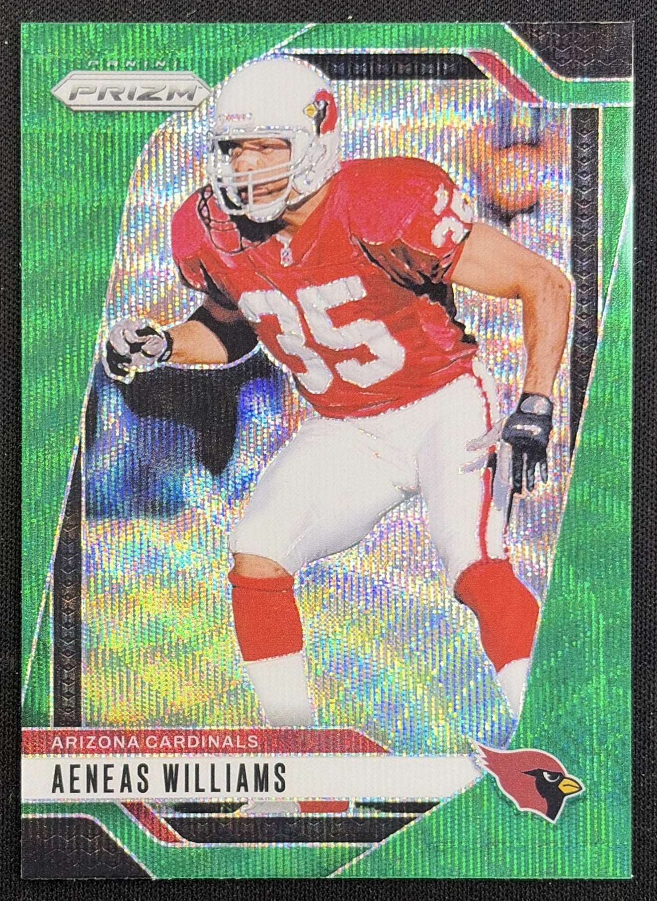 Aeneas Williams 2024 Panini Prizm Green Wave Cardinals