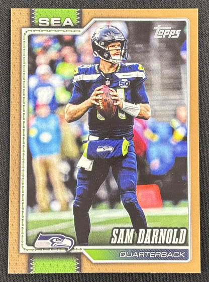 Sam Darnold 2026 Topps Gold /2026 Seahawks Sports Trading Card