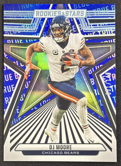 DJ Moore 2024 Panini Rookies & Stars True Blue /149 Bears