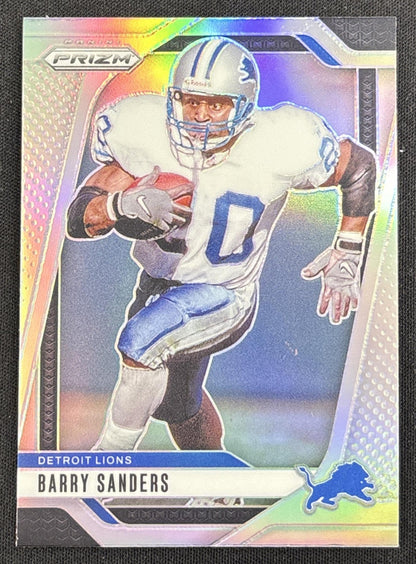 Barry Sanders 2024 Panini Prizm Silver Lions Sports Trading Card