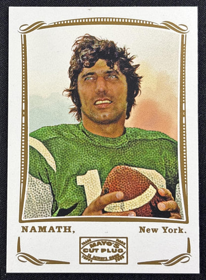 Joe Namath 2009 Topps Mayo Jets