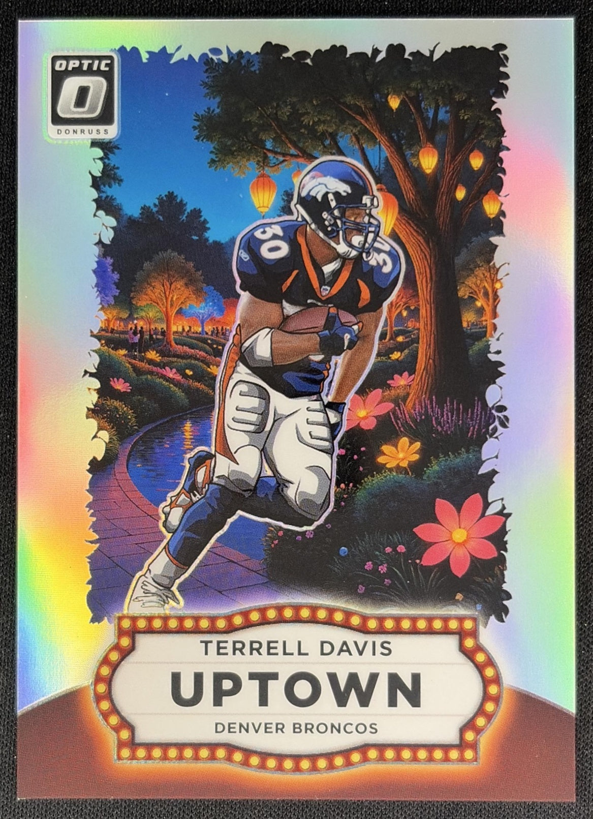 Terrell Davis 2025 Panini Donruss Optic Uptown Broncos Sports Trading Cards