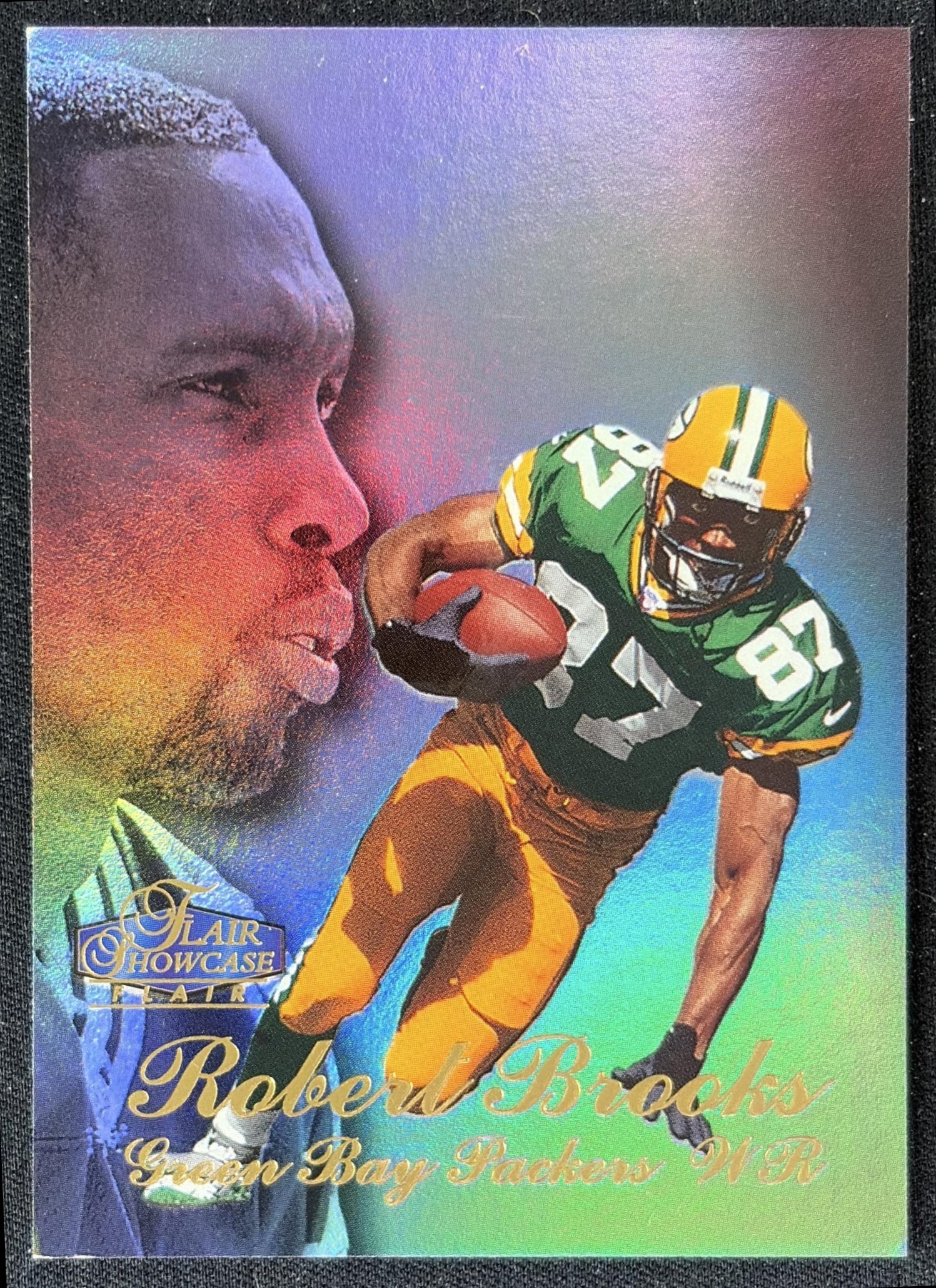 Robert Brooks 1998 Fleer Flair Showcase Row 3 Packers front