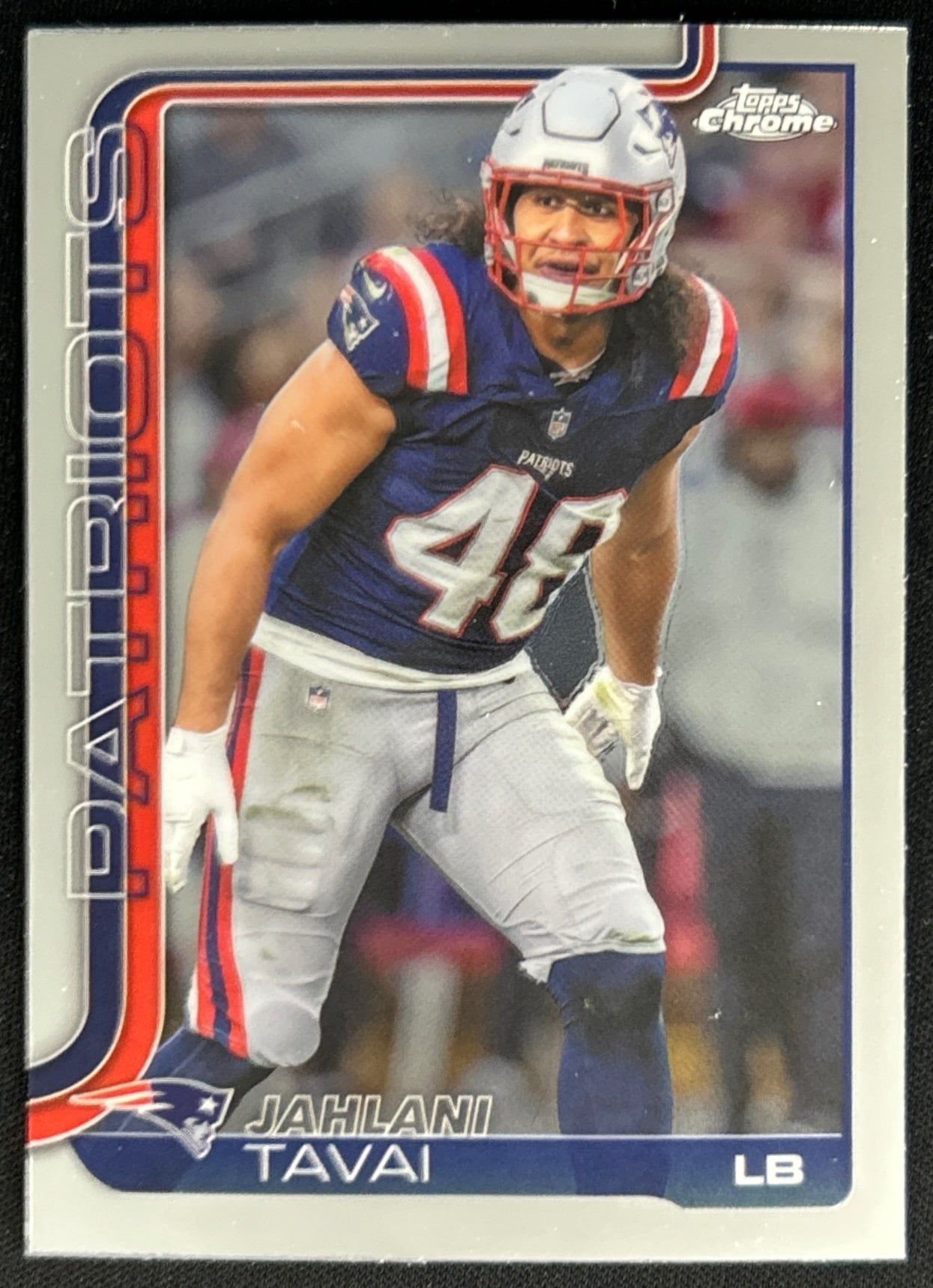 Jahlani Tavai 2025 Topps Chrome Patriots Default Title Sports Trading Cards