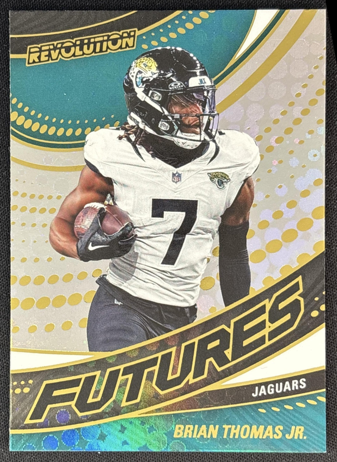Brian Thomas Jr. 2025 Panini Revolution Futures Jaguars front