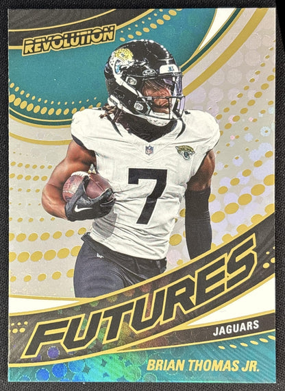 Brian Thomas Jr. 2025 Panini Revolution Futures Jaguars front