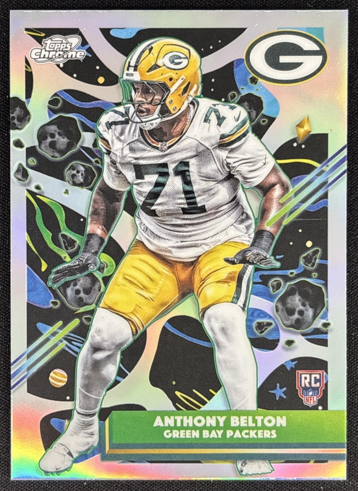 Anthony Belton 2025 Topps Cosmic Chrome Packers
