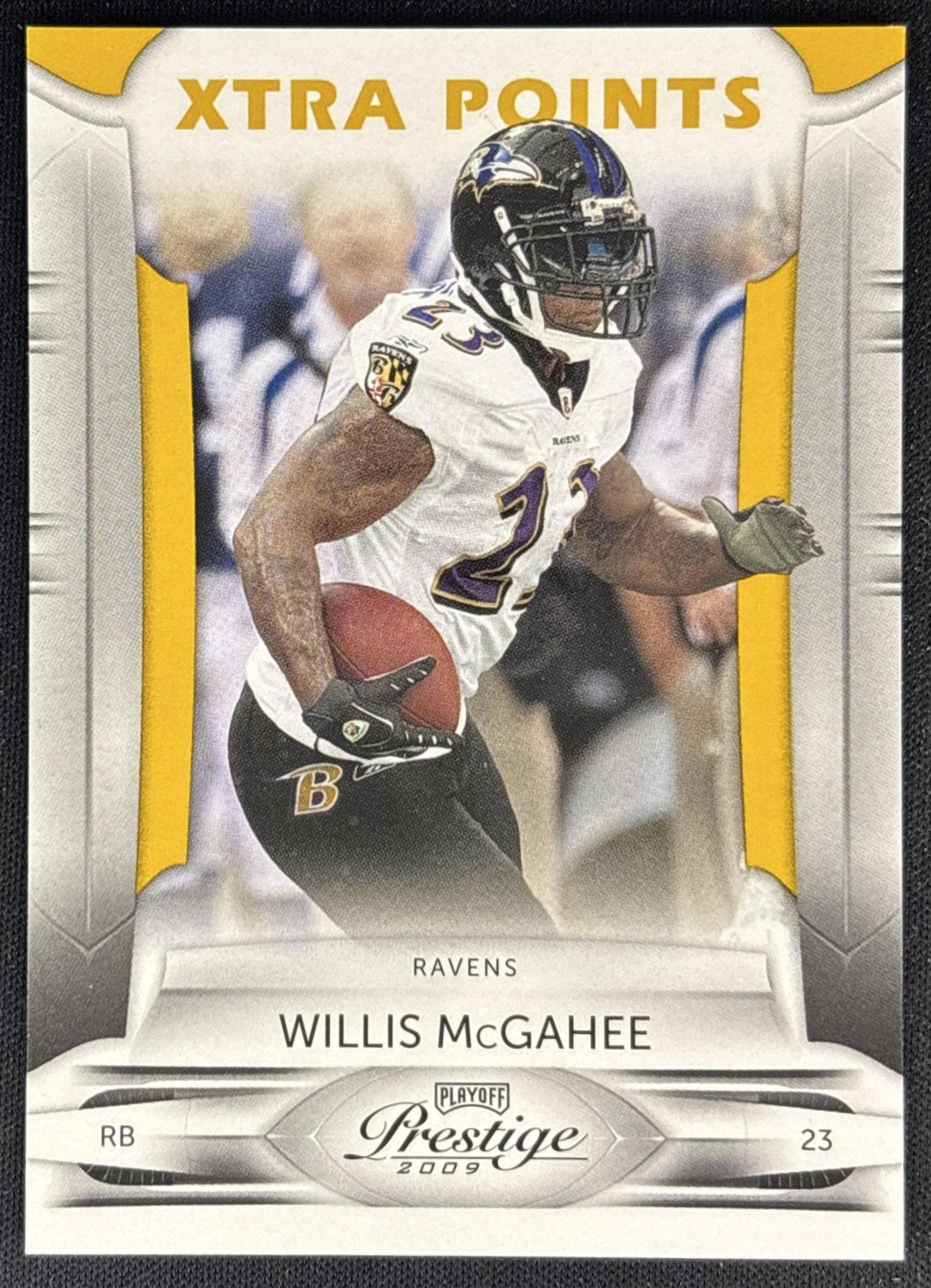 Willis McGahee 2009 Panini Playoff Prestige Xtra Points Gold /250 Ravens