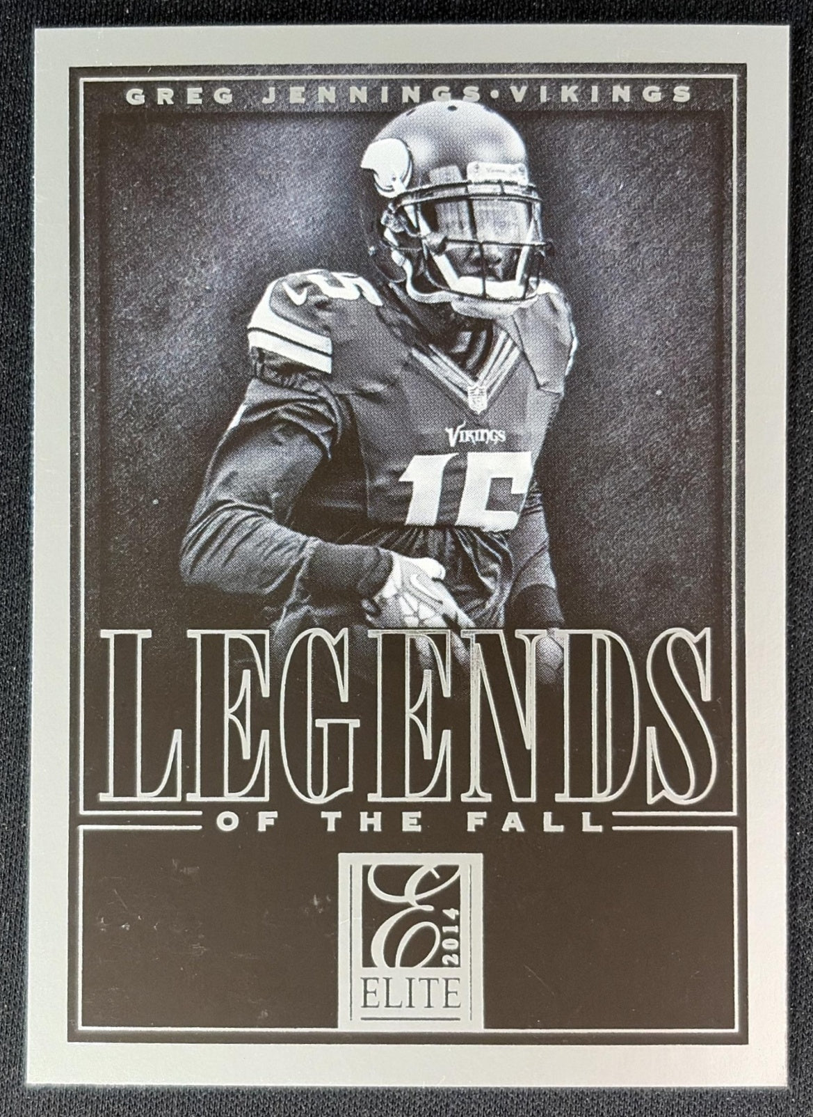 Greg Jennings 2014 Panini Elite Legends of the Fall Silver Vikings - Front