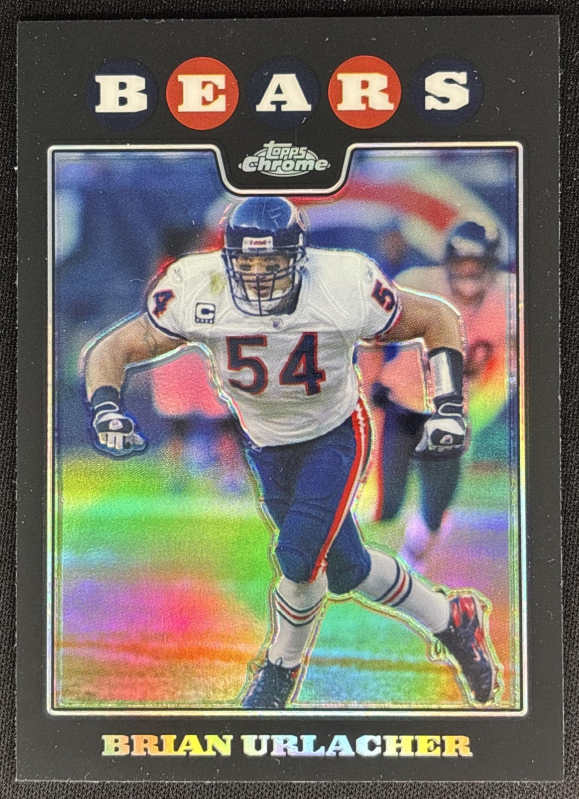 Brian Urlacher 2008 Topps Chrome Refractor Bears