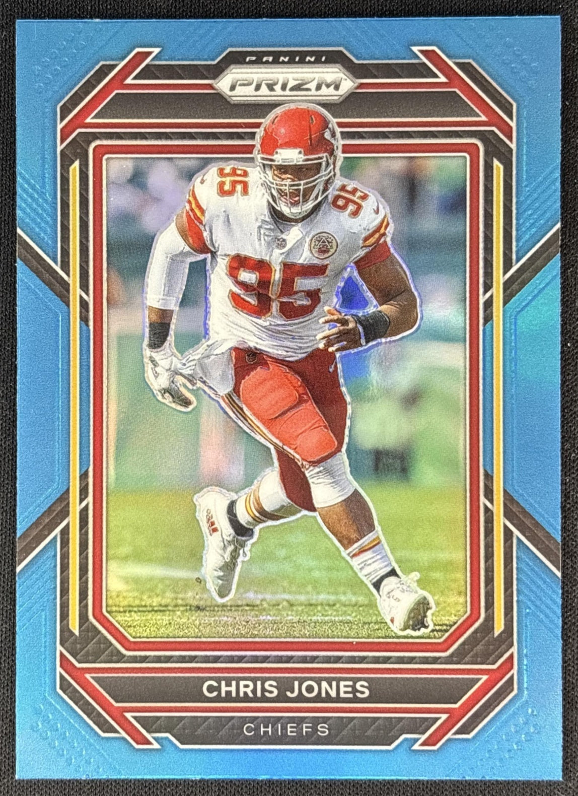 Chris Jones 2022 Panini Prizm Light Blue Chiefs