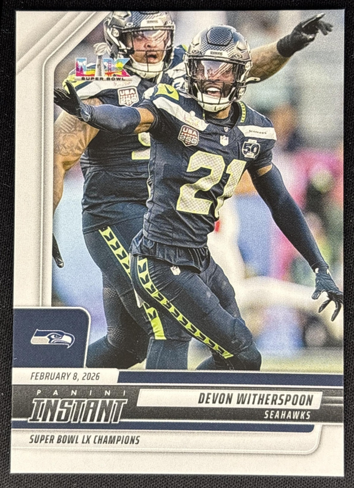 Devon Witherspoon 2026 Panini Instant Super Bowl LIX Champions Seattle Seahawks