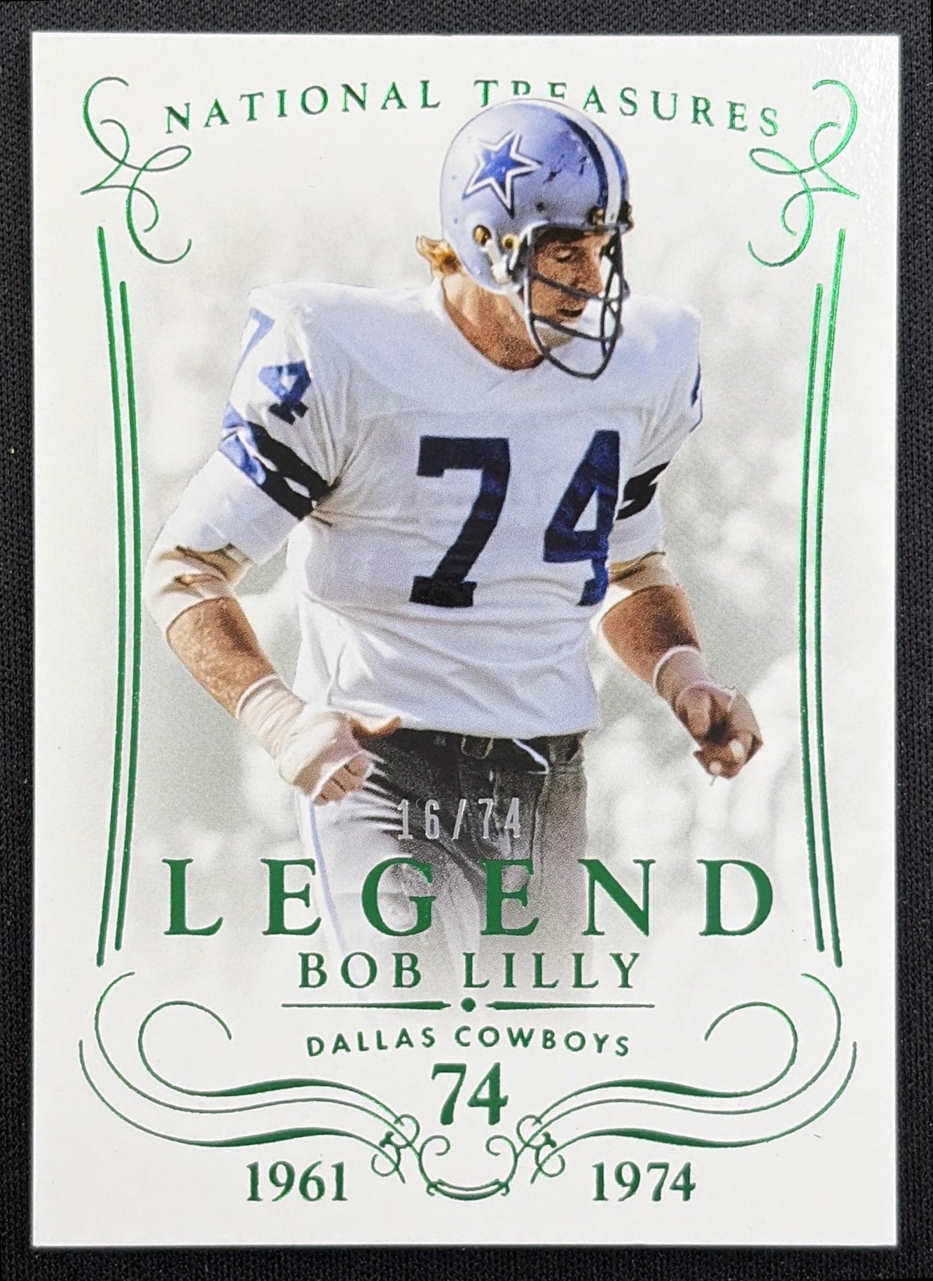 Bob Lilly 2021 Panini Immaculate Numbers Memorabilia /74 Cowboys