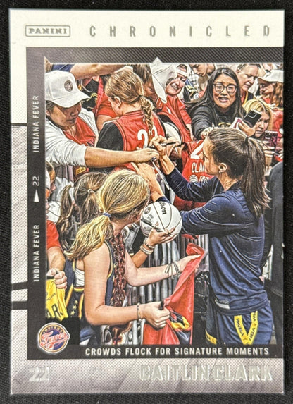 Caitlin Clark 2025 Panini Chronicled Life Style Holo Fever 59 Sports Trading Card