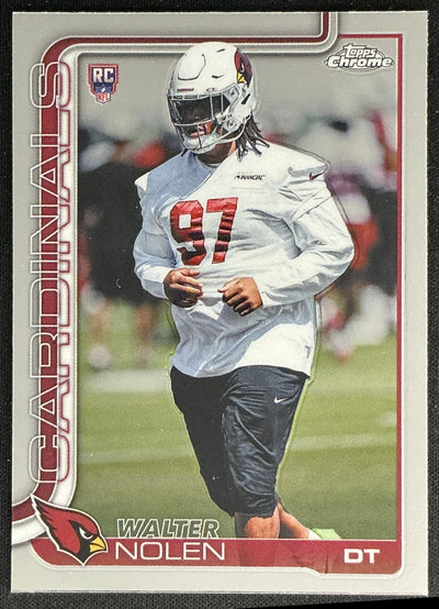 Walter Nolen 2025 Topps Chrome Rookie Cardinals Sports Trading Cards