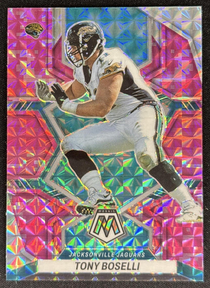 Tony Boselli 2022 Panini Mosaic Camo Pink Jaguars Default Title Sports Trading Card