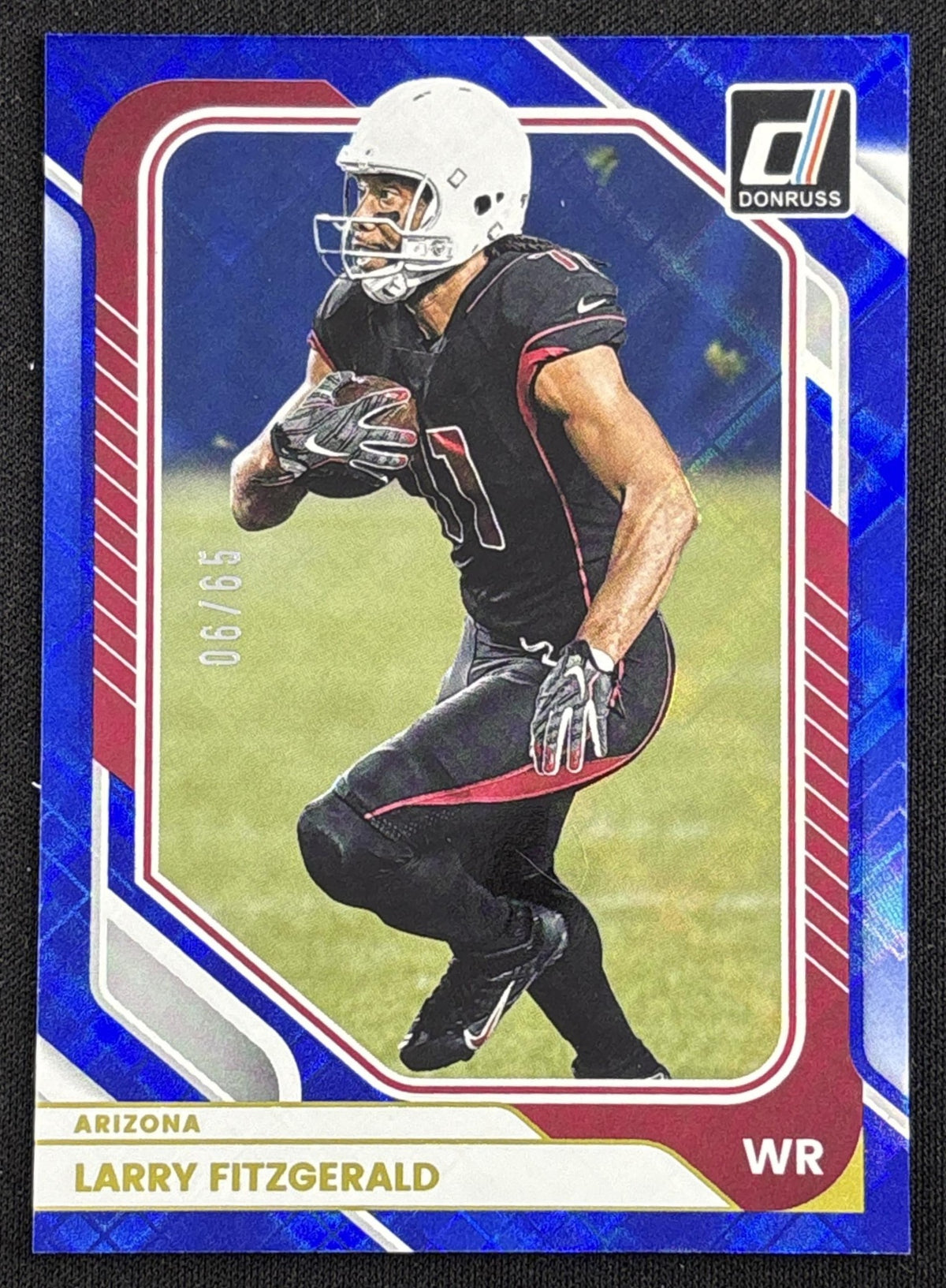 Larry Fitzgerald 2026 Panini Donruss Cosmic /65 Cardinals front