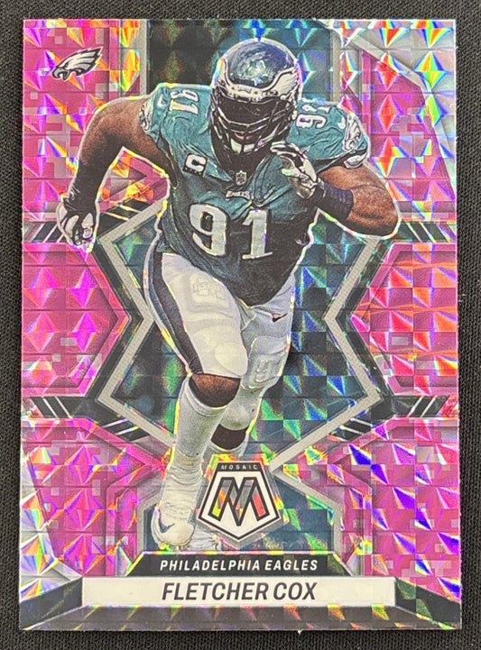 Fletcher Cox 2022 Panini Mosaic Camo Pink Eagles