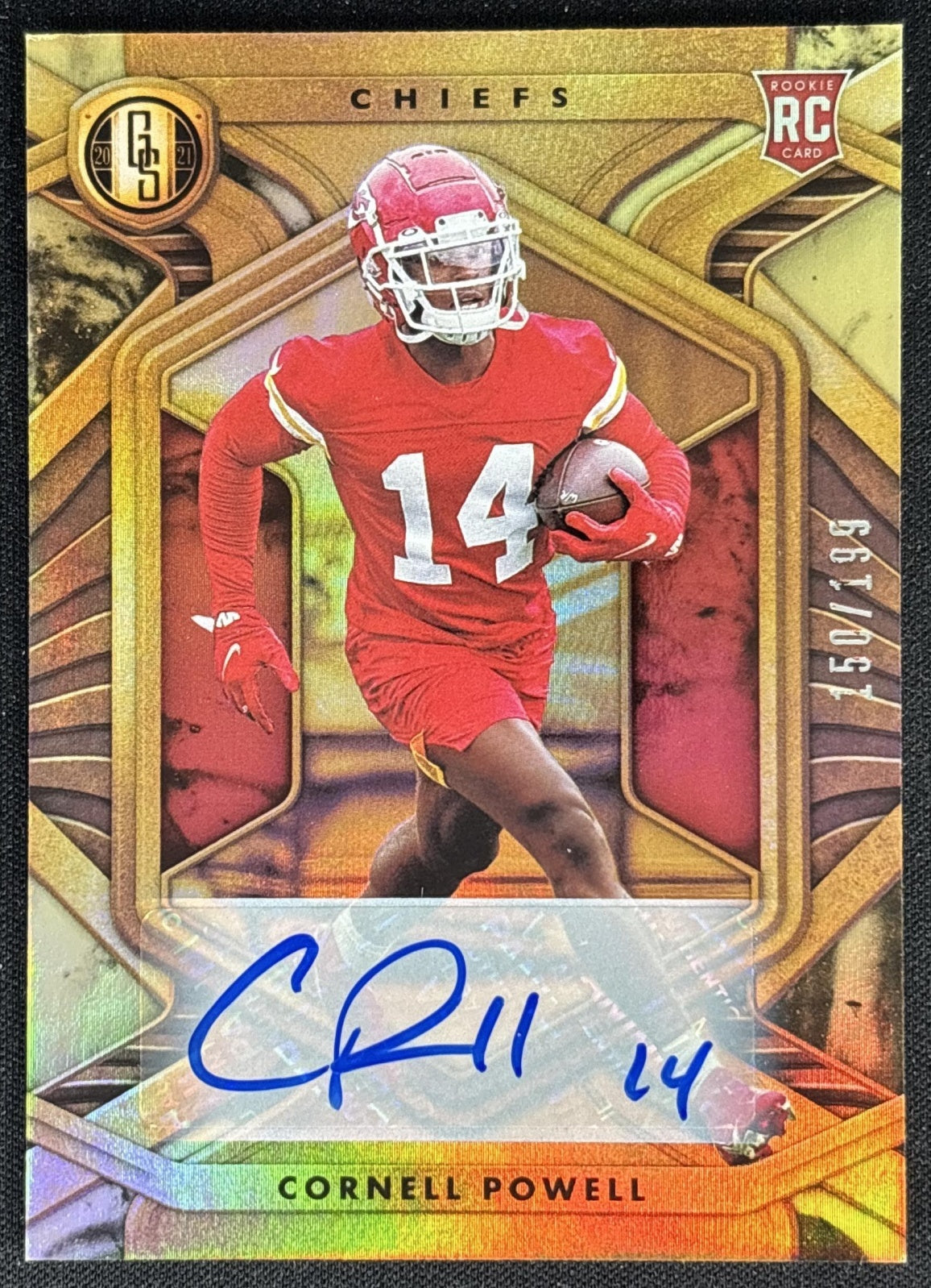Cornell Powell 2021 Panini Gold Standard Rookies Auto /199 Chiefs