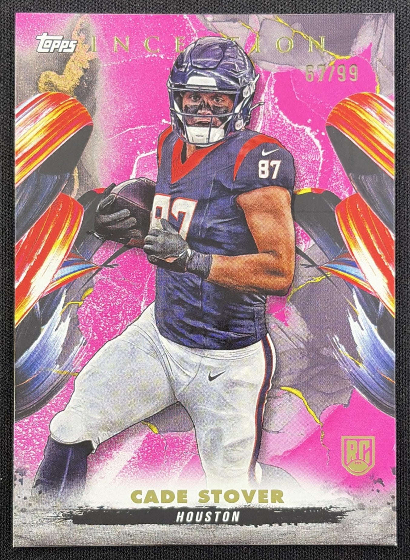 Cade Stover 2024 Topps Inception Magenta /99 Texans