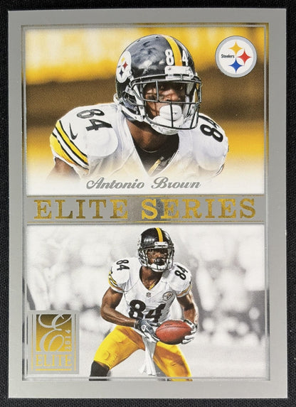 Antonio Brown 2014 Panini Elite Series Silver Steelers - Front