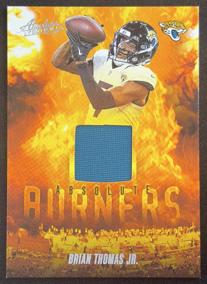 Brian Thomas Jr. 2025 Panini Absolute Burners Jaguars