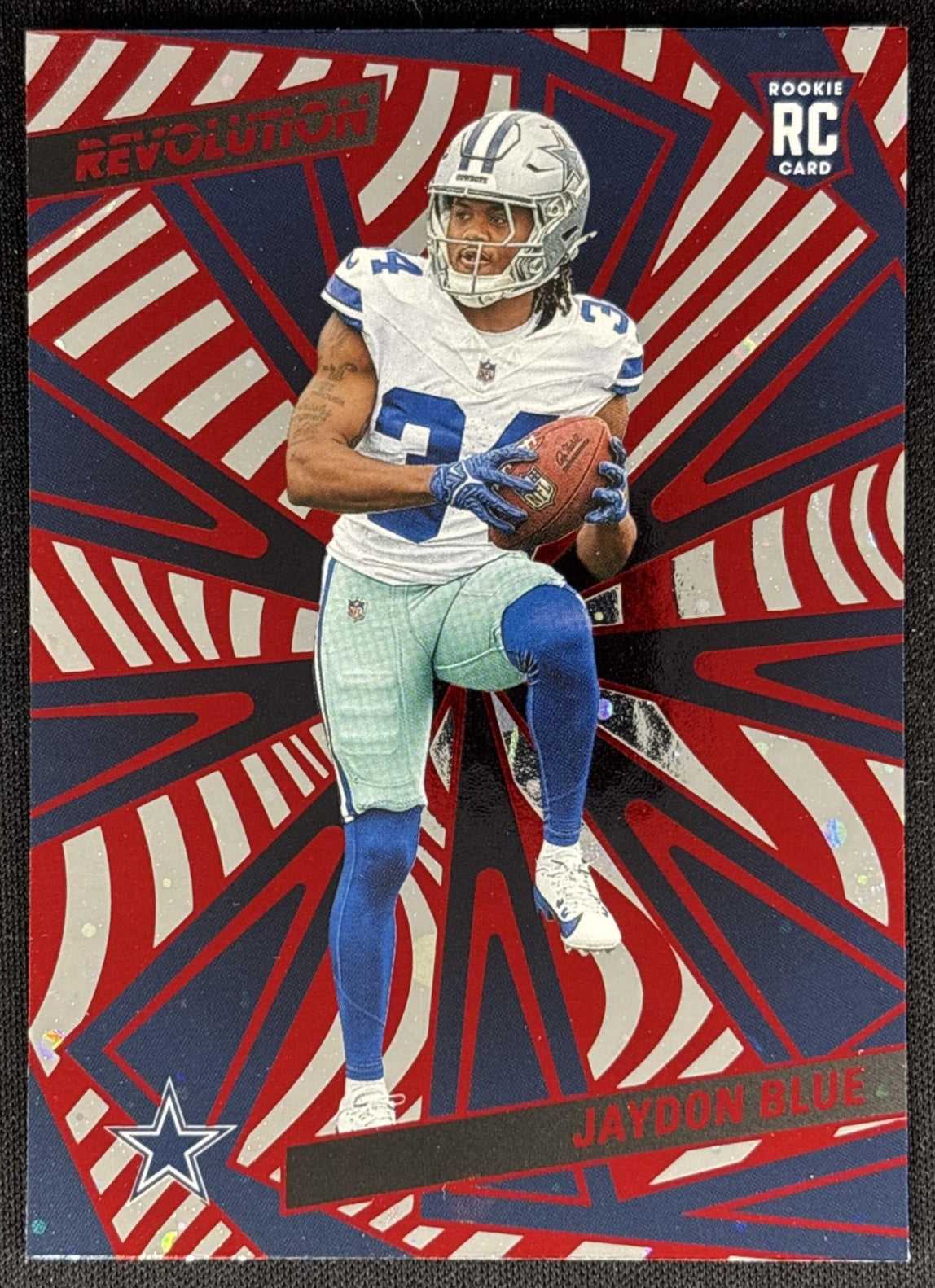 Jaydon Blue 2025 Panini Revolution Rookies Red Cosmo Cowboys Default Title Sports Trading Cards