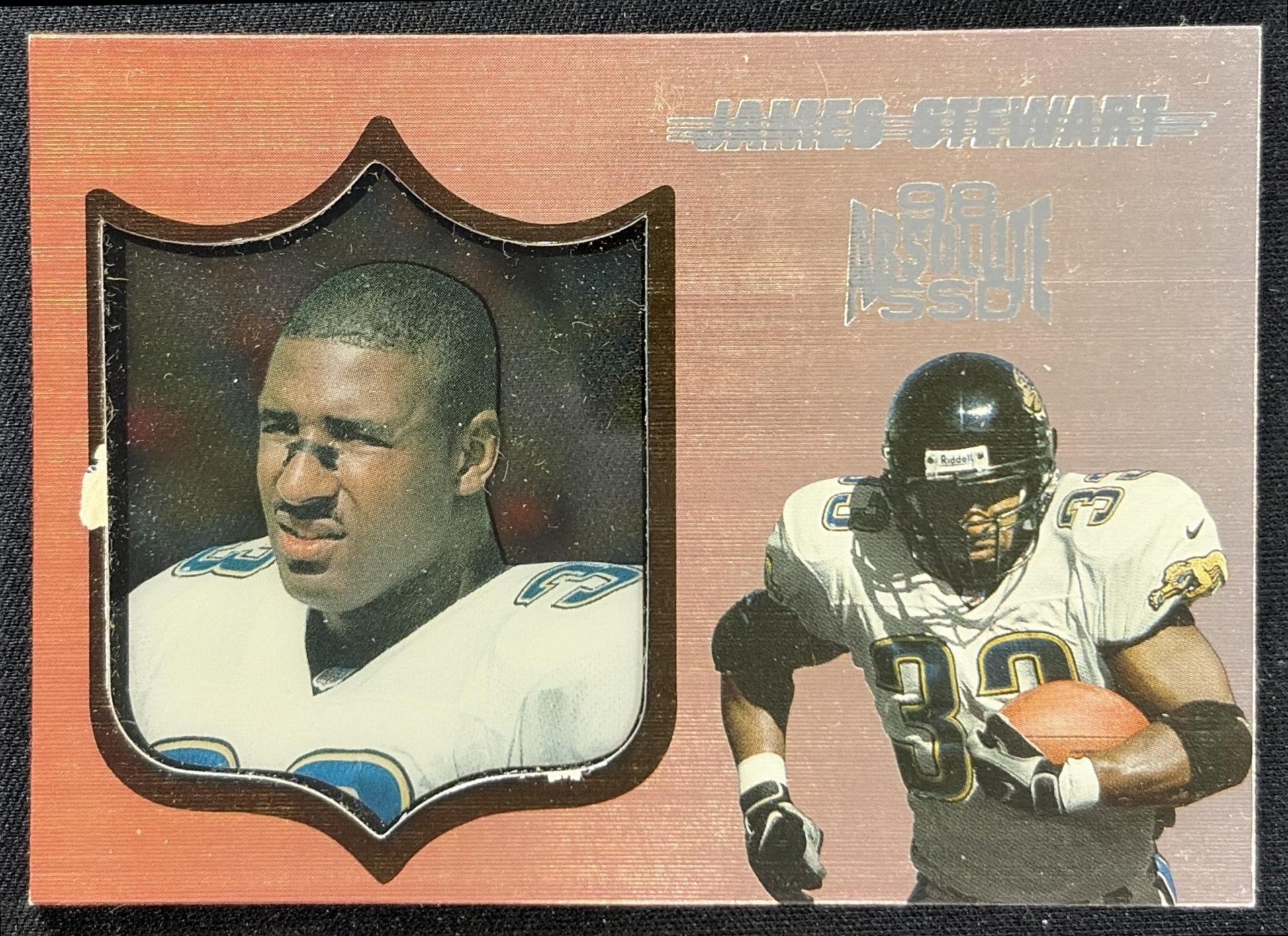James Stewart 1998 Playoff Absolute SSD Hobby Jaguars
