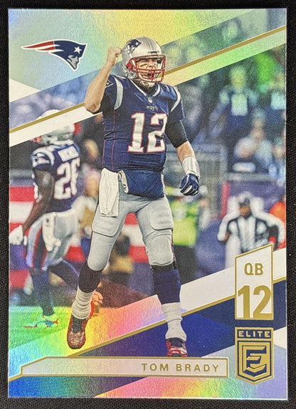 Tom Brady 2019 Panini Donruss Elite Patriots Sports Trading Cards