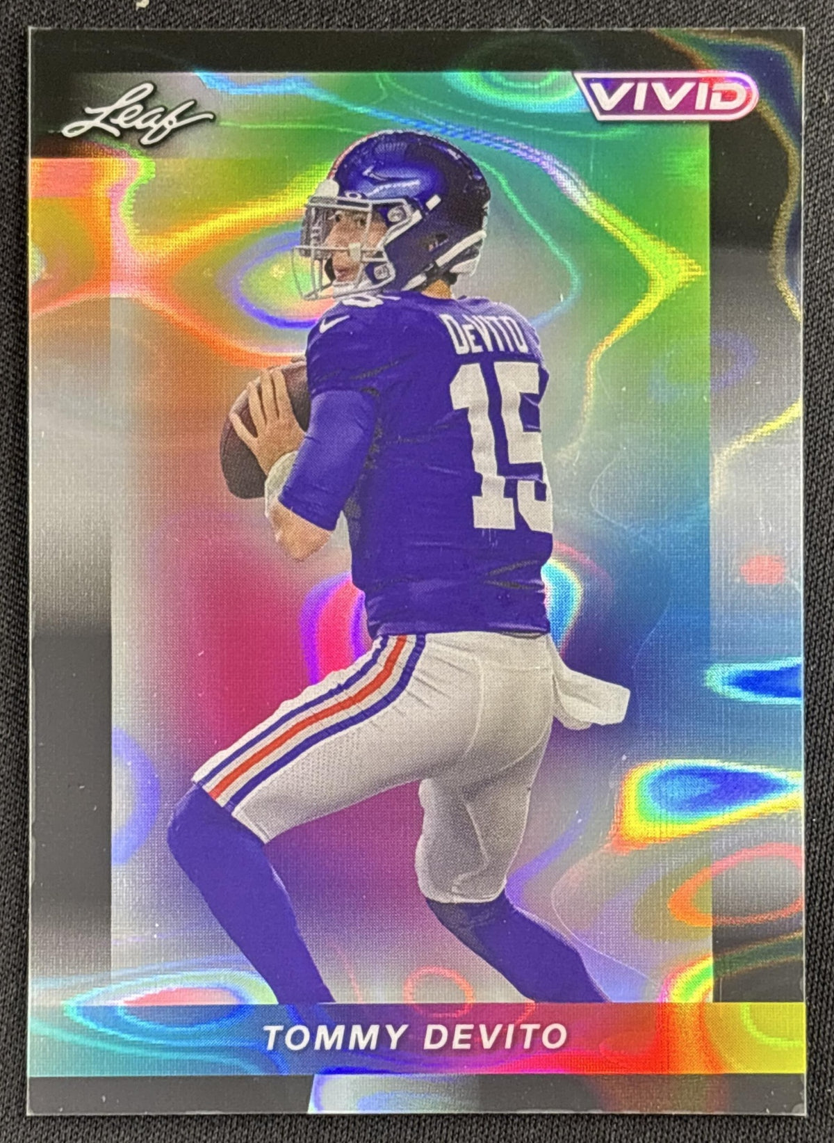 Tommy Devito 2024 Leaf Vivid Lava Black /5