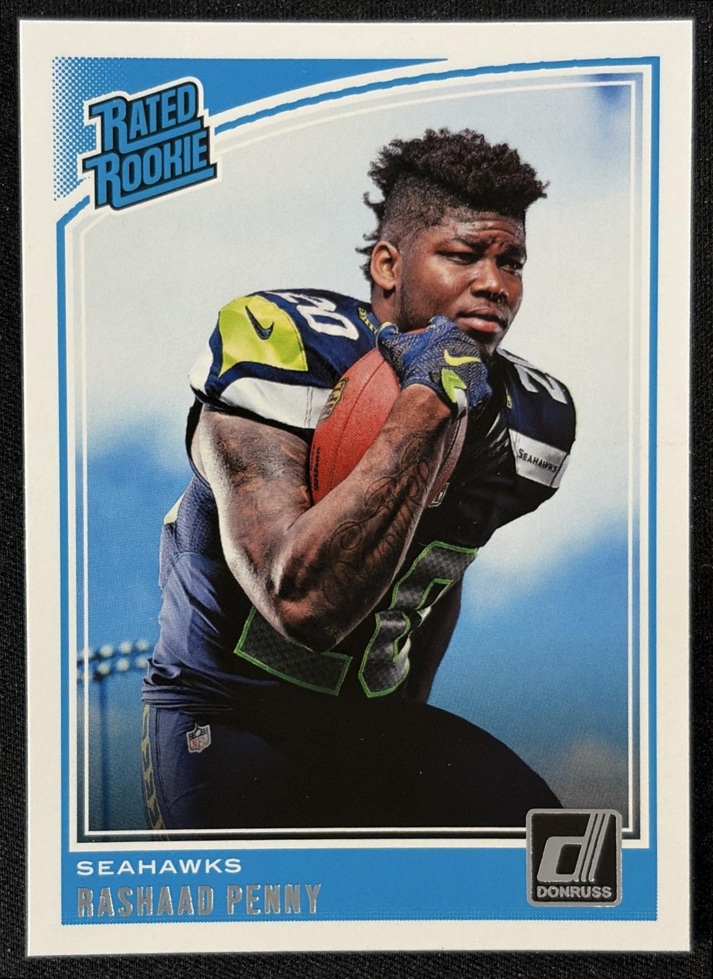 Rashaad Penny 2018 Panini Donruss Seahawks