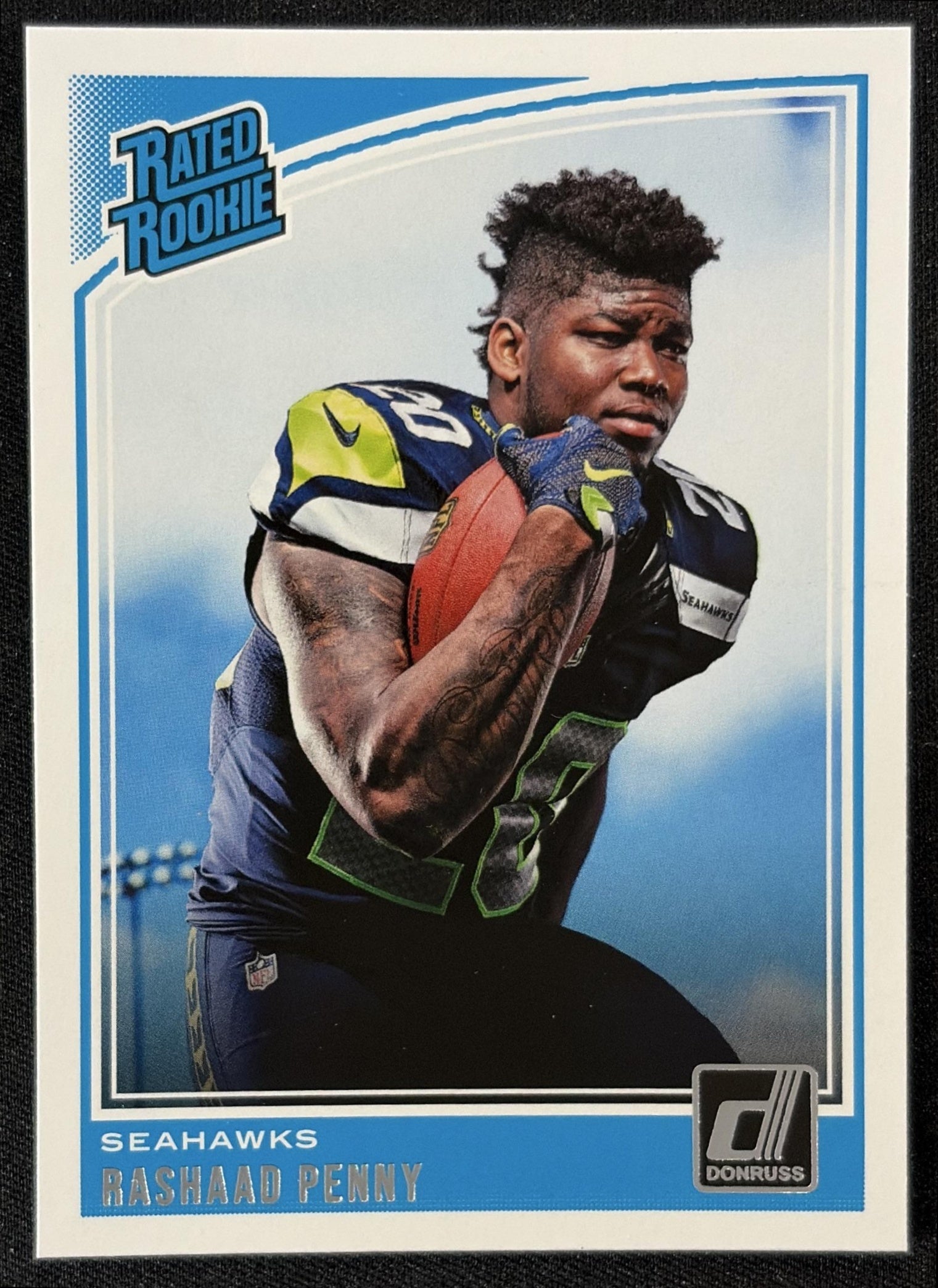 Rashaad Penny 2018 Panini Donruss Seahawks