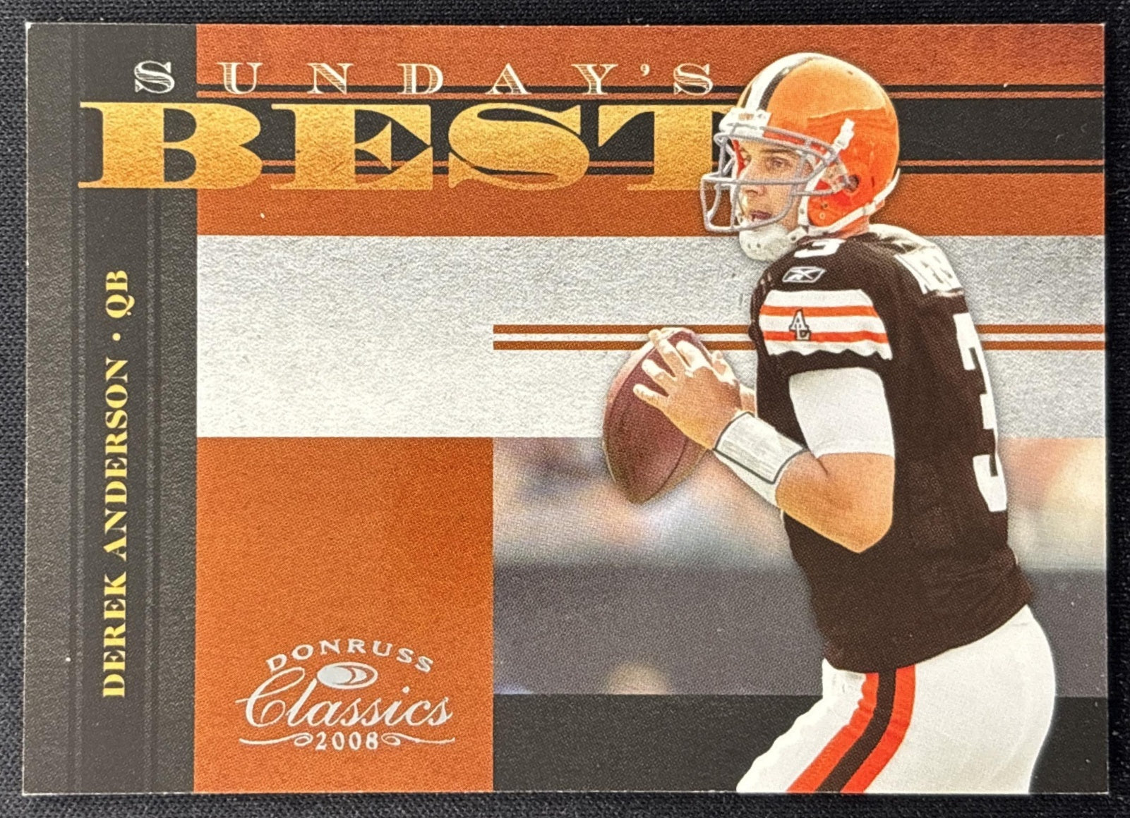 Derek Anderson 2008 Donruss Classics Sunday's Best /1000 Browns front
