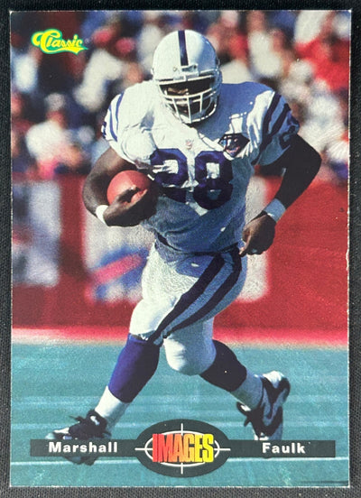 Marshall Faulk 1995 Pro Line Colts Sports Trading Cards