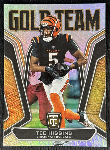 Tee Higgins 2024 Totally Certified Gold Team Bengals front