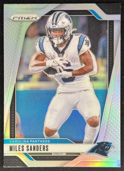 Miles Sanders 2024 Panini Prizm Silver Panthers Sports Trading Cards