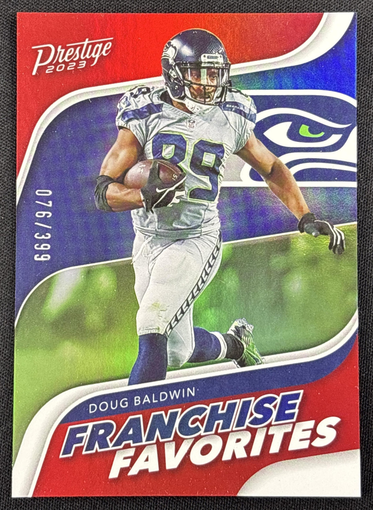Doug Baldwin 2023 Panini Prestige Franchise Favorites Xtra Points Red /399 Seahawks