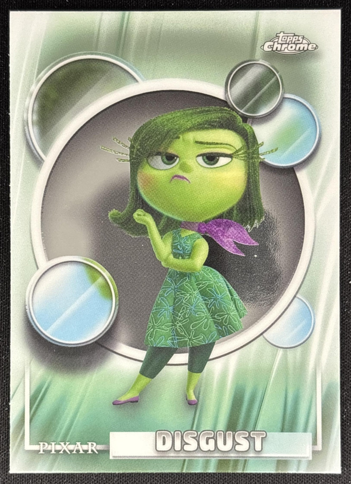 Disgust 2026 Topps Chrome Disney Inside Out front