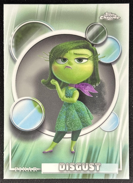 Disgust 2026 Topps Chrome Disney Inside Out front