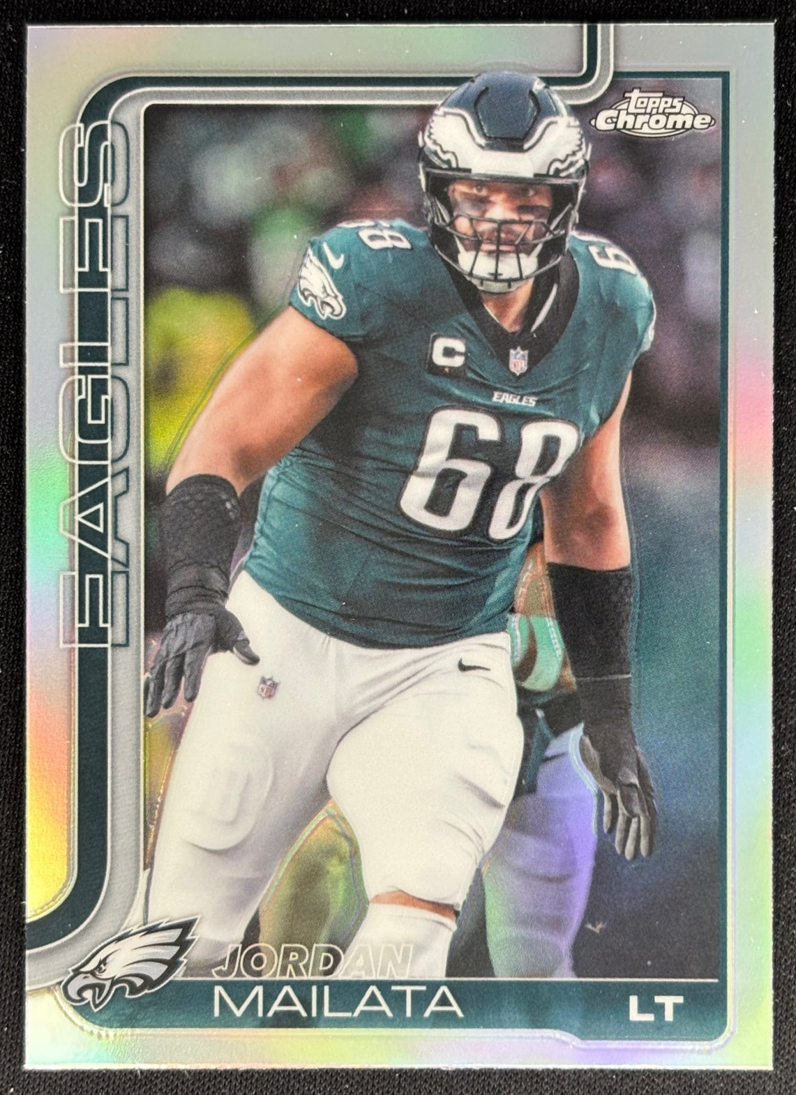 Jordan Mailata 2025 Topps Chrome Refractor Eagles Default Title Football