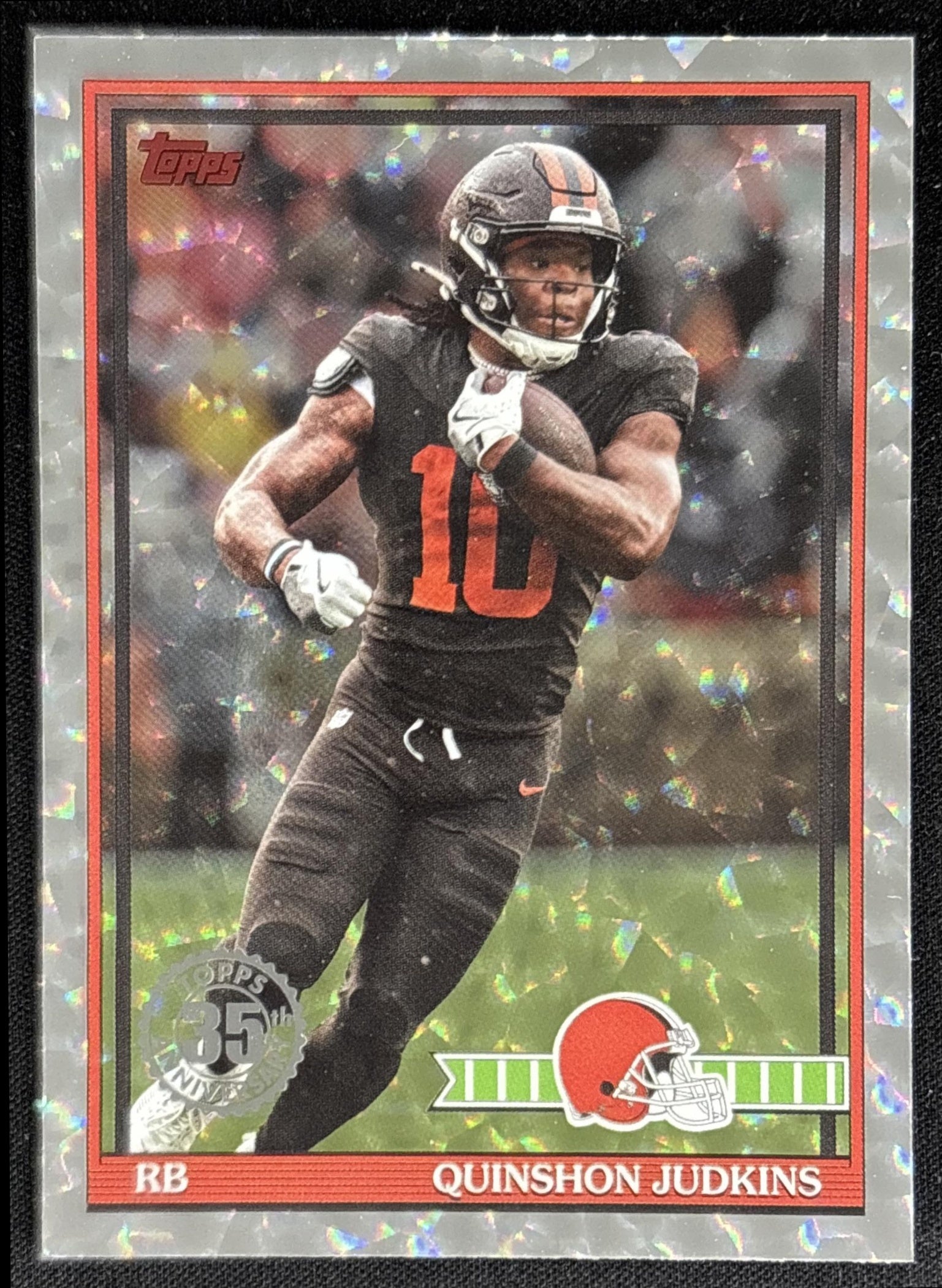 Quinshon Judkins 2026 Topps 1991 Crackle Foil Browns