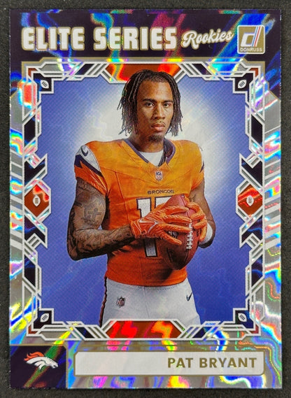 Pat Bryant 2025 Donruss The Elite Series Rookies Broncos Sports Trading Card
