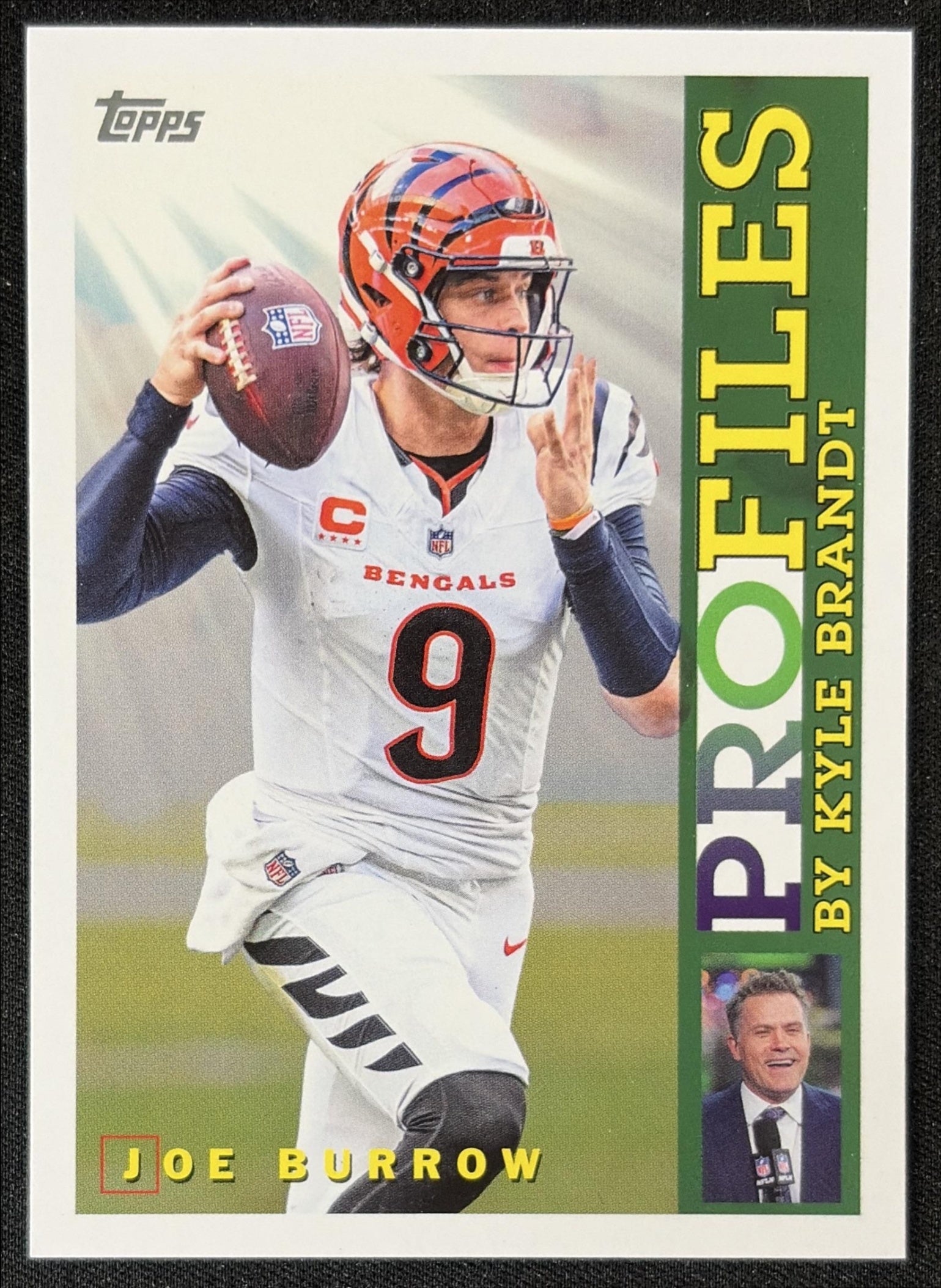 Joe Burrow 2026 Topps Profiles Bengals front