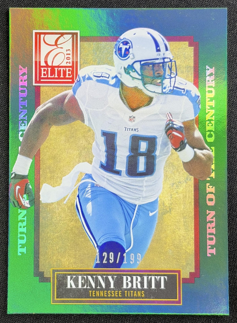 Kenny Britt 2013 Panini Elite Turn of the Century /199 Titans