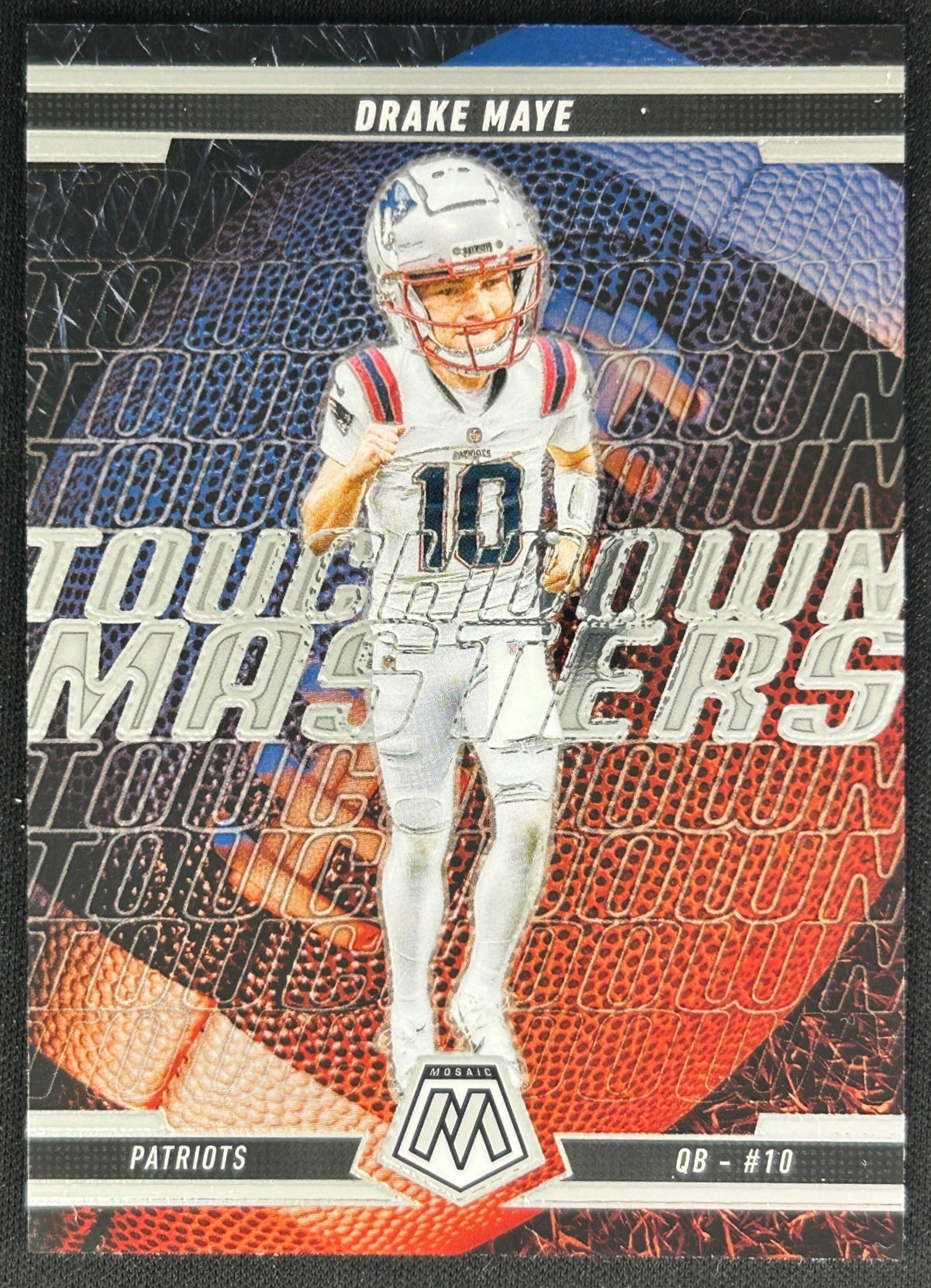Drake Maye 2025 Panini Mosaic Touchdown Masters Patriots Sports Trading Cards
