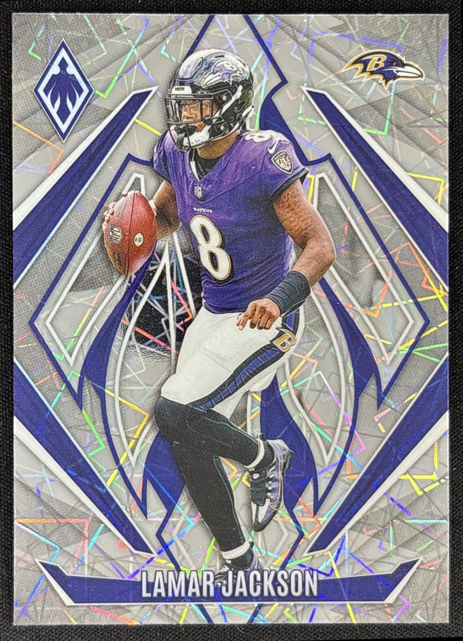 Lamar Jackson 2024 Panini Phoenix Lazer Ravens