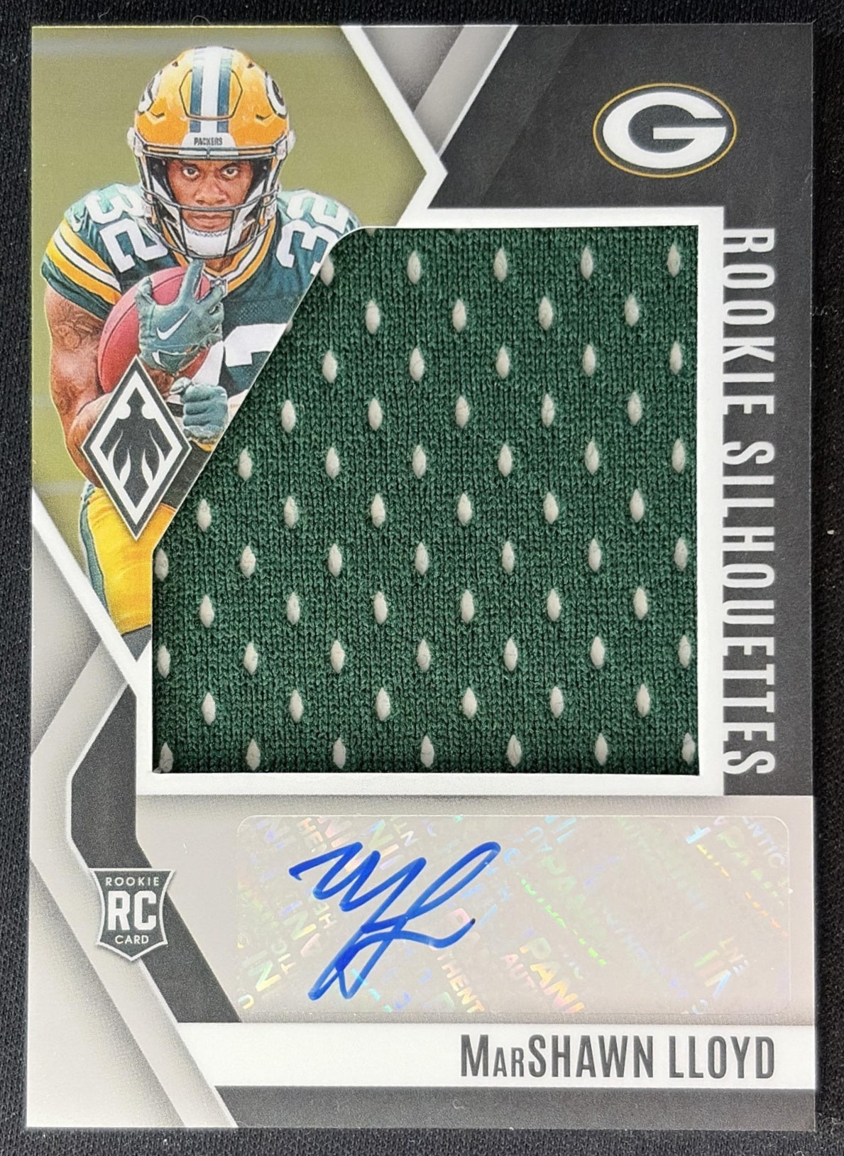 MarShawn Lloyd 2024 Panini Phoenix Rookie Silhouettes /299 Packers front