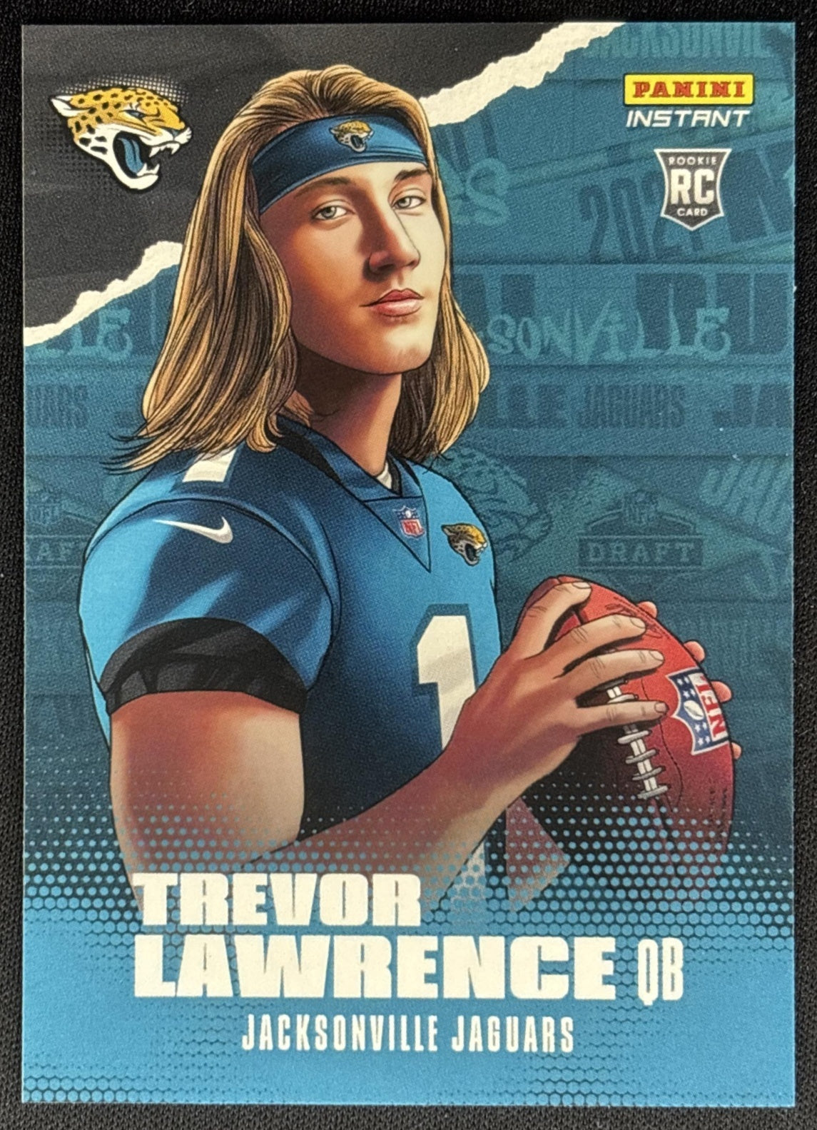 Trevor Lawrence 2021 Panini Instant Illustration Series Jaguars Default Title Sports Trading Cards